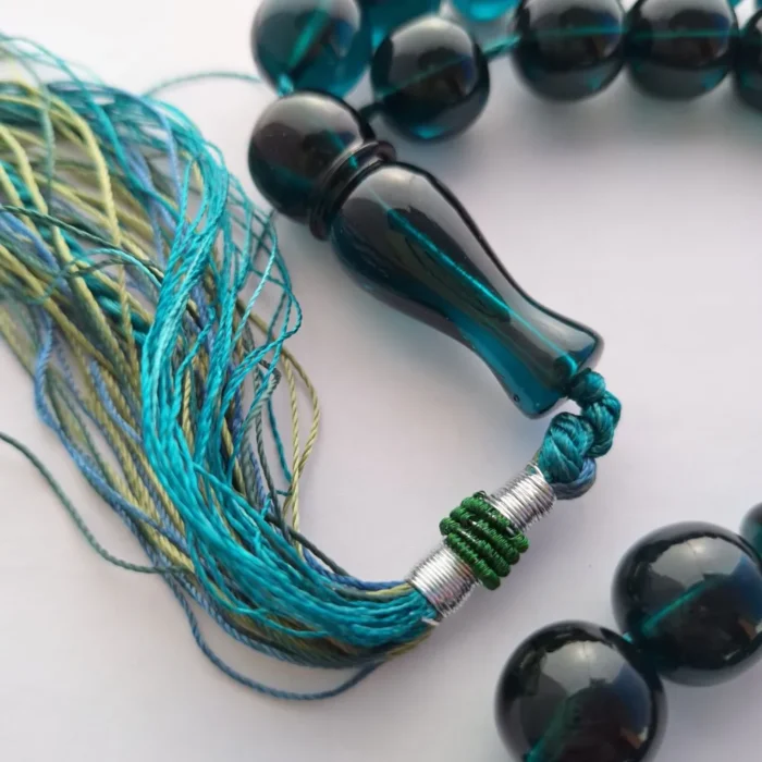 تسبیح سندلوس 33 دانه اصل کد 996 بودار تراش گرد بسیار شکیل آقابزرگ - Image 4