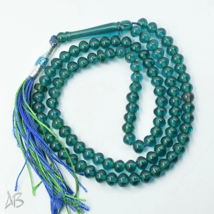 تسبیح سندلوس اصل معطر صد دانه گرد مدعبل کد 730 - Image 6