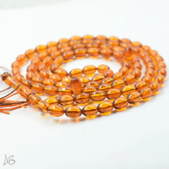 تسبیح سندلوس اصل معطر صد دانه بیضی کوچک سندانی کد 733 - Image 6