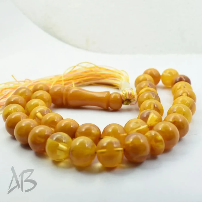 تسبیح سندلوس اصل بودار 33 دانه پرچمی تراش گرد کد 708 - Image 3