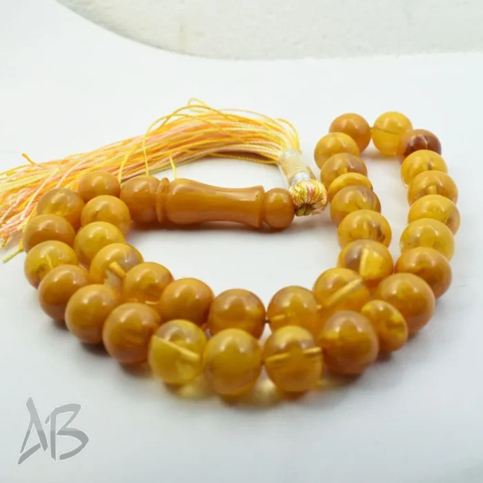 تسبیح سندلوس اصل بودار 33 دانه پرچمی تراش گرد کد 708 - Image 6