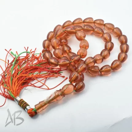 تسبیح سندلوس اصل بودار تراش گلابی یا اشکی بسیار زیبا