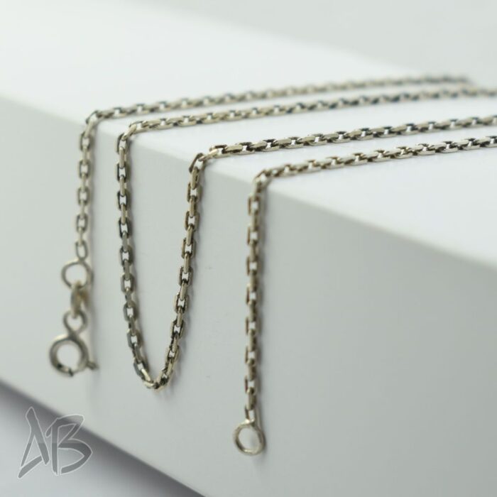 زنجیر نقره زنانه طرح Belcher Chain عیار 925 آقابزرگ - Image 7