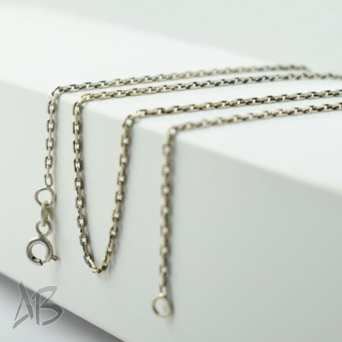 زنجیر نقره زنانه طرح Belcher Chain عیار 925 آقابزرگ - Image 8