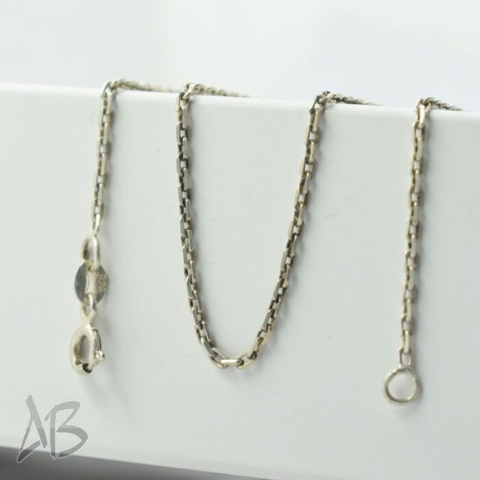 زنجیر نقره زنانه طرح Belcher Chain عیار 925 آقابزرگ - Image 5