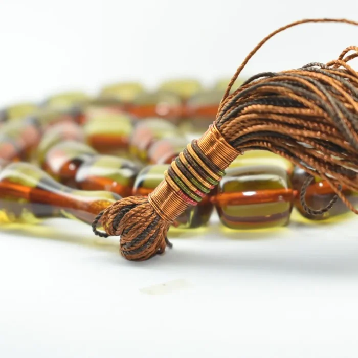 تسبیح سندلوس 33 دانه اصل کد 1019 بودار تراش استوانه‌ای شیک و زیبا شمش ویتنامی کمیاب اصل آقابزرگ - Image 4