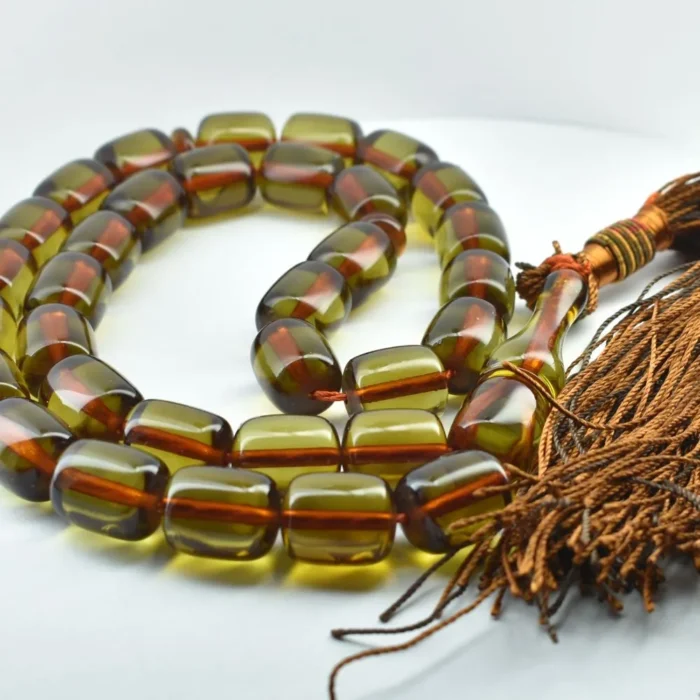 تسبیح سندلوس 33 دانه اصل کد 1019 بودار تراش استوانه‌ای شیک و زیبا شمش ویتنامی کمیاب اصل آقابزرگ - Image 7