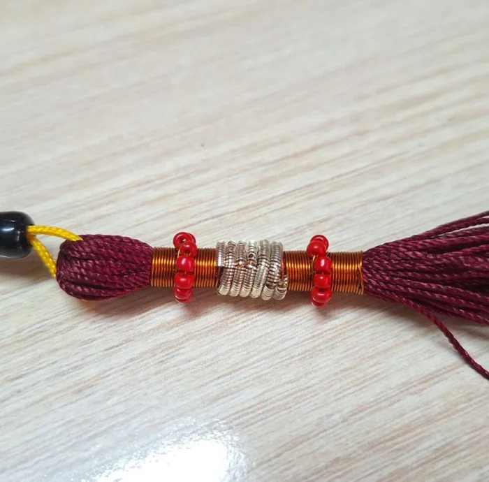 تسبیح سندلوس صد دانه (101 دانه) کد 1027 بودار تراش گرد ریز آقابزرگ - Image 5