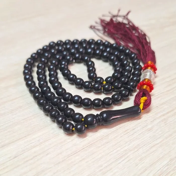 تسبیح سندلوس صد دانه (101 دانه) کد 1027 بودار تراش گرد ریز آقابزرگ - Image 3