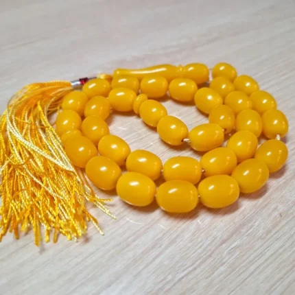 تسبیح سندلوس اصل بودار زرد