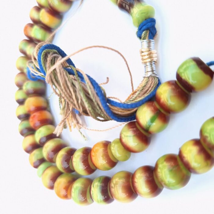 تسبیح سندلوس اصل کلکسیونی بودار 45 دانه آلمانی (تراش هنگ کنگ) کد 1032 - Image 5