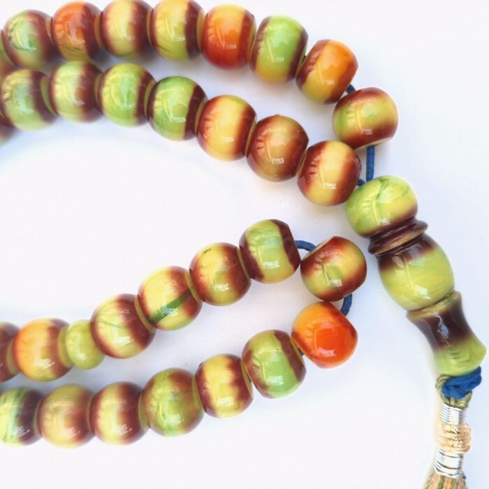 تسبیح سندلوس اصل کلکسیونی بودار 45 دانه آلمانی (تراش هنگ کنگ) کد 1032 - Image 11