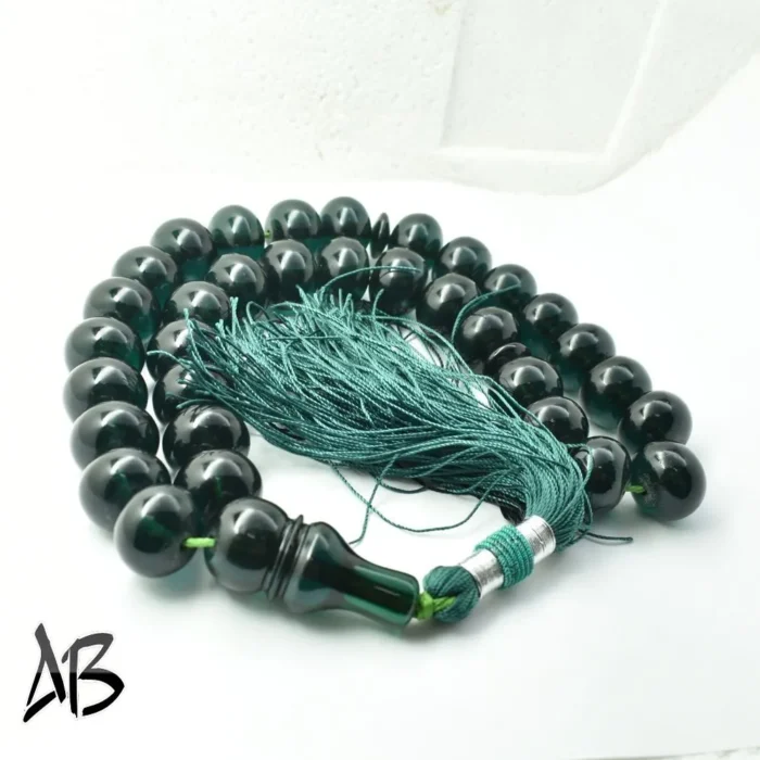 تسبیح سندلوس 33 دانه کد 1033 بودار تراش چرتکه‌ای سنگین آقابزرگ - Image 4