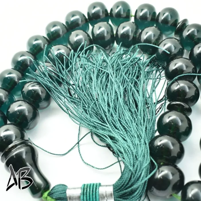 تسبیح سندلوس 33 دانه کد 1033 بودار تراش چرتکه‌ای سنگین آقابزرگ - Image 9