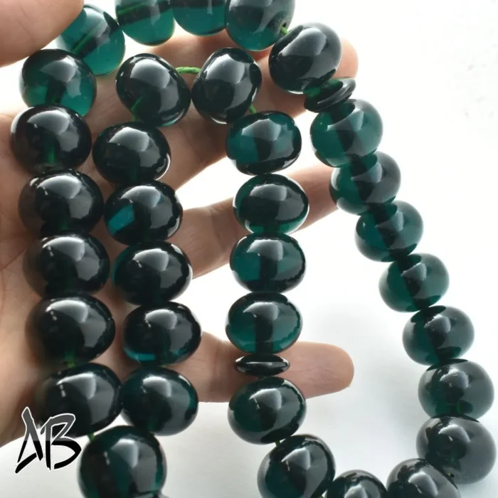 تسبیح سندلوس 33 دانه کد 1033 بودار تراش چرتکه‌ای سنگین آقابزرگ - Image 6