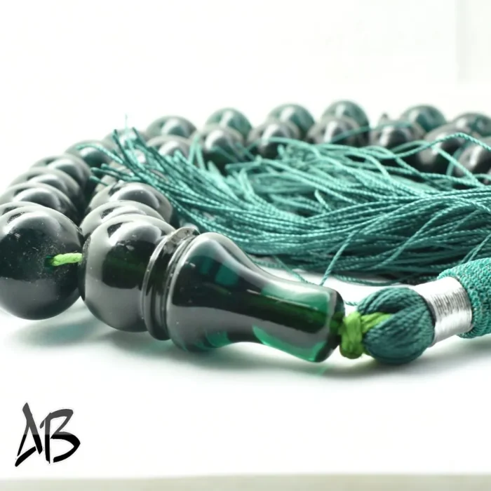 تسبیح سندلوس 33 دانه کد 1033 بودار تراش چرتکه‌ای سنگین آقابزرگ - Image 7