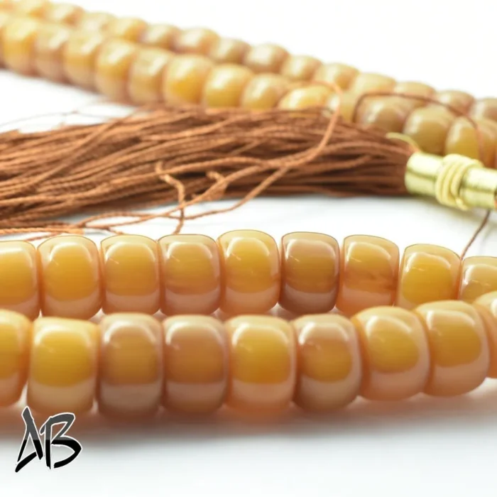 تسبیح سندلوس 33 دانه کد 1041 بودار تراش قیچی آقابزرگ - Image 5