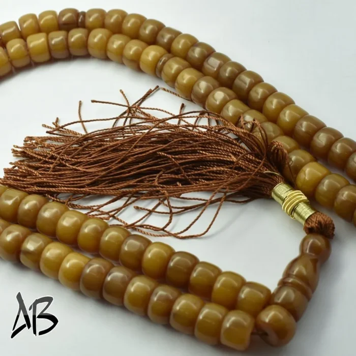 تسبیح سندلوس 100 دانه (101 دانه) بودار تراش قیچی خوشرنگ کد 1035 آقابزرگ - Image 8