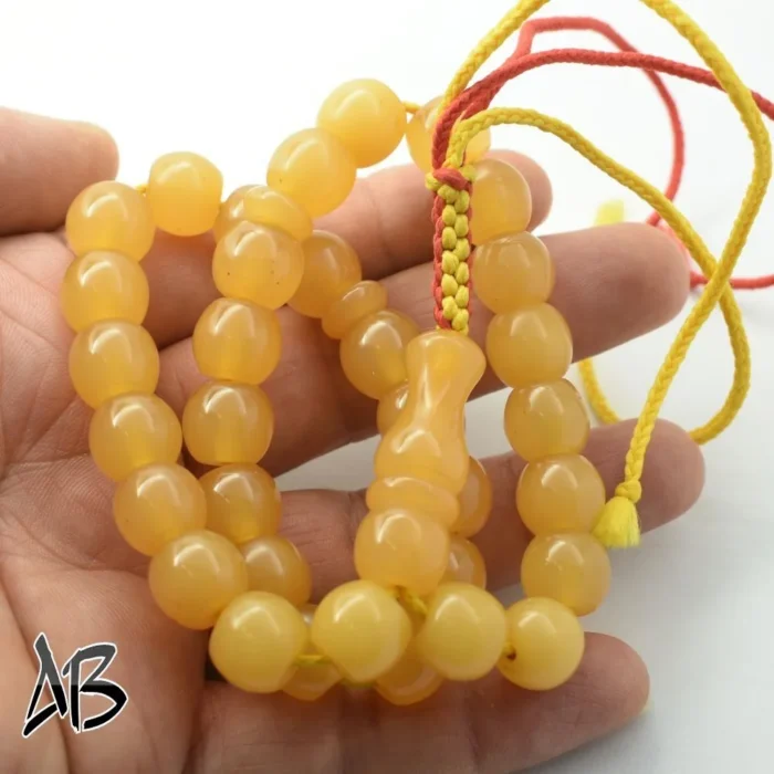 تسبیح سندلوس 33 دانه کد 1038 بودار تراش قیچی آقابزرگ - Image 3
