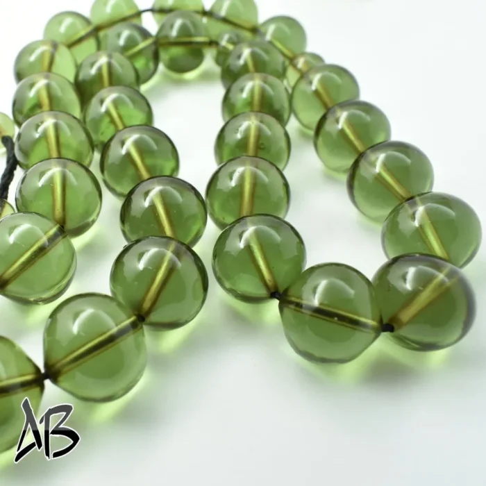 تسبیح سندلوس اصل کلکسیونی 33 دانه استانبولی قپاندار تراش کردستان کد 1039 - Image 8