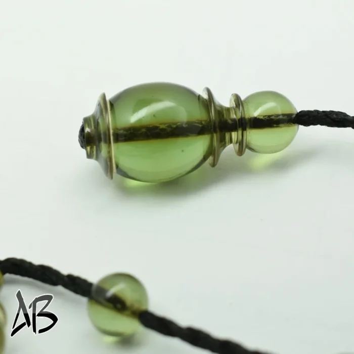 تسبیح سندلوس اصل کلکسیونی 33 دانه استانبولی قپاندار تراش کردستان کد 1039 - Image 3