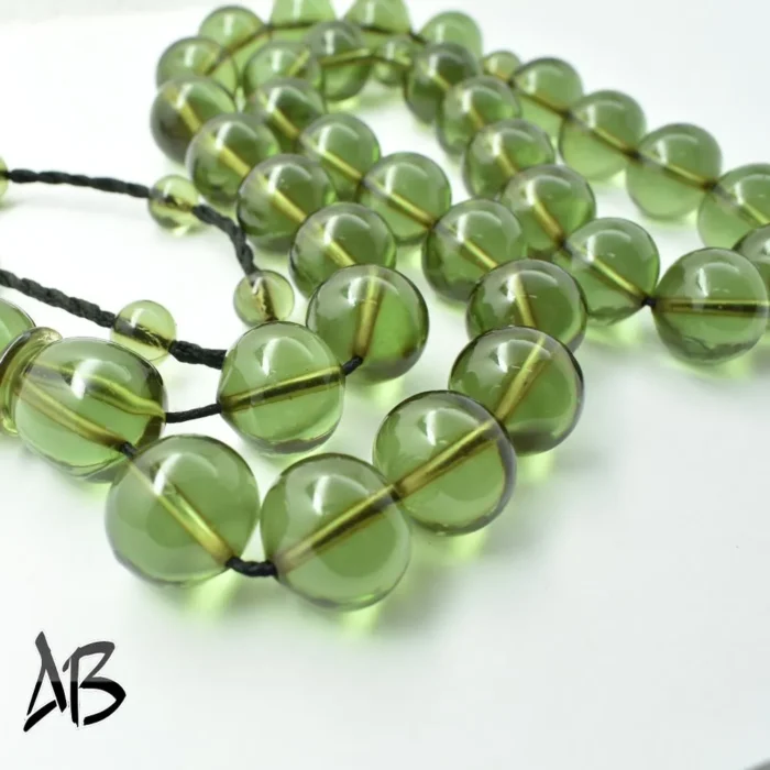 تسبیح سندلوس اصل کلکسیونی 33 دانه استانبولی قپاندار تراش کردستان کد 1039 - Image 6