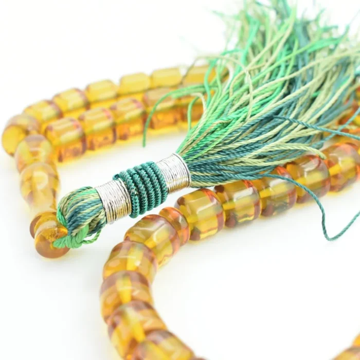 تسبیح سندلوس 33 دانه کد 1044 بودار تراش استوانه‌ای آقابزرگ - Image 4