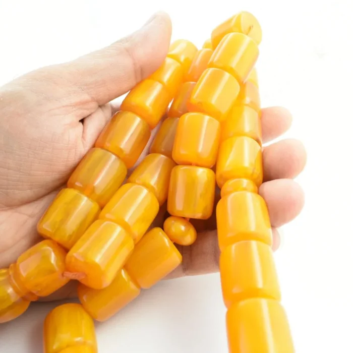 تسبیح سندلوس 33 دانه کد 1047 بودار کپسولی کشیده دانه درشت آقابزرگ - Image 7