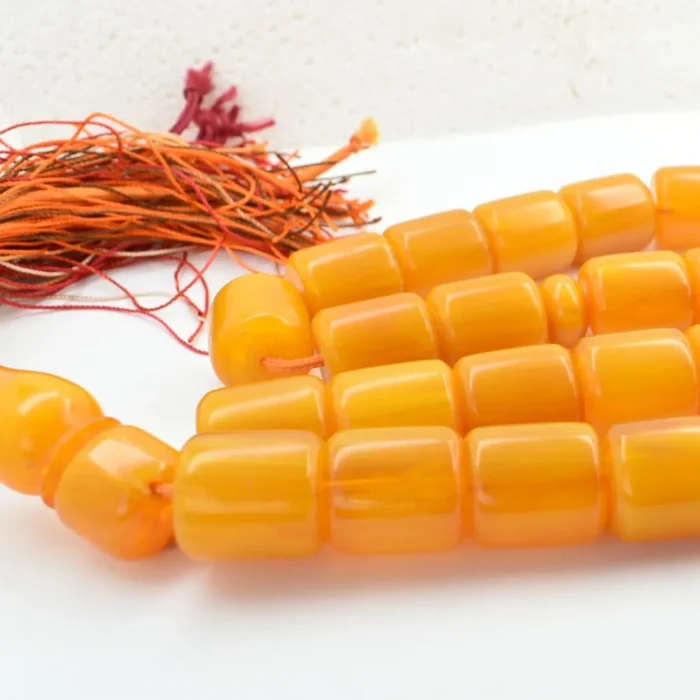 تسبیح سندلوس 33 دانه کد 1047 بودار کپسولی کشیده دانه درشت آقابزرگ - Image 4