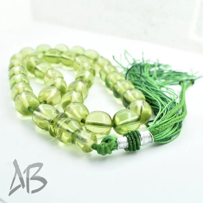 تسبیح سندلوس 33 دانه اصل کد 1054 بودار گرد خوشرنگ آقابزرگ - Image 4