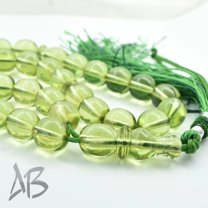 تسبیح سندلوس 33 دانه اصل کد 1054 بودار گرد خوشرنگ آقابزرگ - Image 5