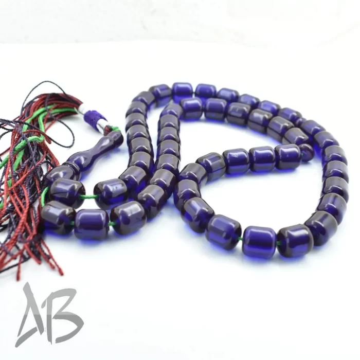 تسبیح سندلوس 49 دانه اصل کد 1056 بودار استوانه‌ای دوپوست آقابزرگ - Image 4