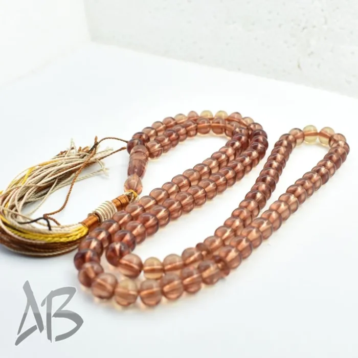 تسبیح سندلوس 100 دانه (101 دانه) کد 1062 بودار شلغمی ریز خوشرنگ آقابزرگ - Image 7