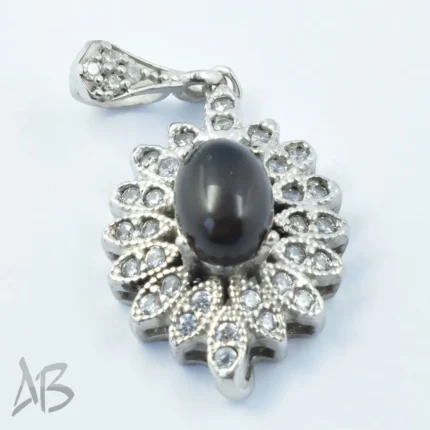 گردنبند یا مدالی اسموکی کوارتز