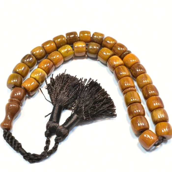 تسبیح سندلوس 33 دانه کد 1063 بسیار خوشرنگ بودار تراش قیچی آقابزرگ - Image 3