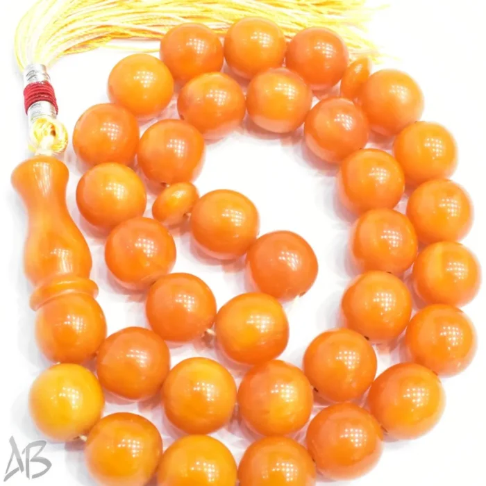 تسبیح سندلوس بودار 33 دانه اصل کد 1065 بودار گرد درشت آقابزرگ - Image 6