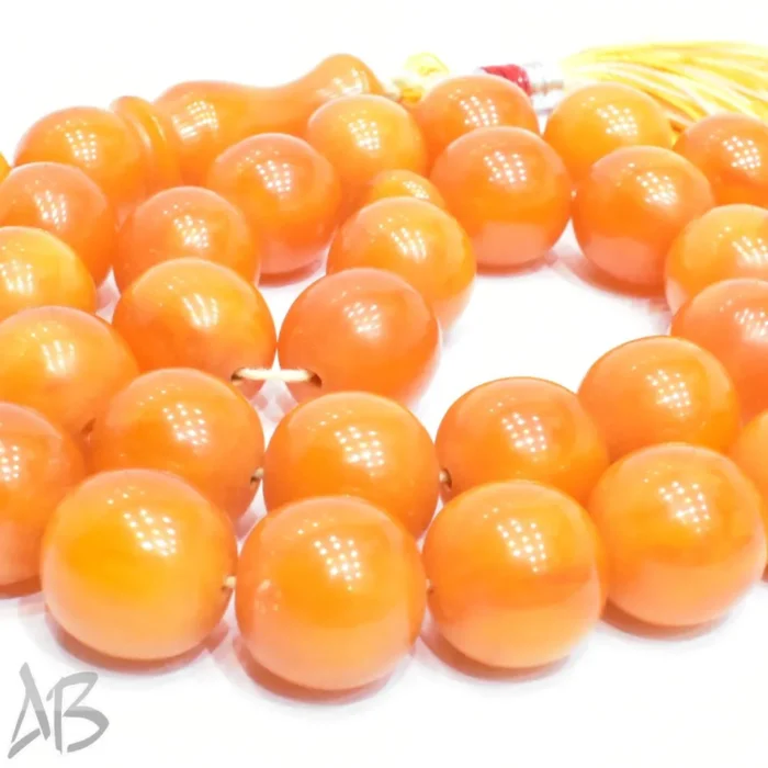 تسبیح سندلوس بودار 33 دانه اصل کد 1065 بودار گرد درشت آقابزرگ - Image 7
