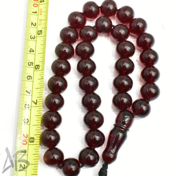 تسبیح سندلوس 33 دانه آلمانی اصل کد 1066 گرد بسیار خوشرنگ آقابزرگ - Image 5