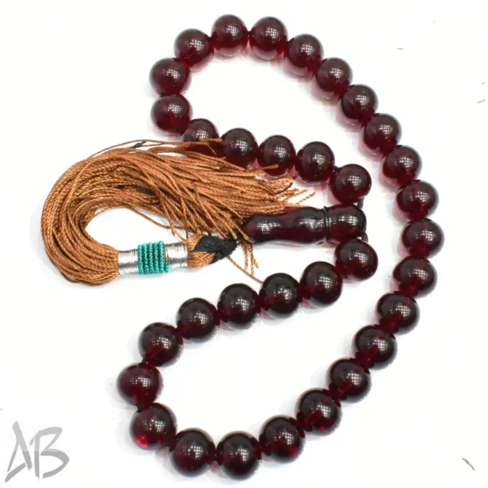 تسبیح سندلوس 33 دانه آلمانی اصل کد 1066 گرد بسیار خوشرنگ آقابزرگ - Image 6