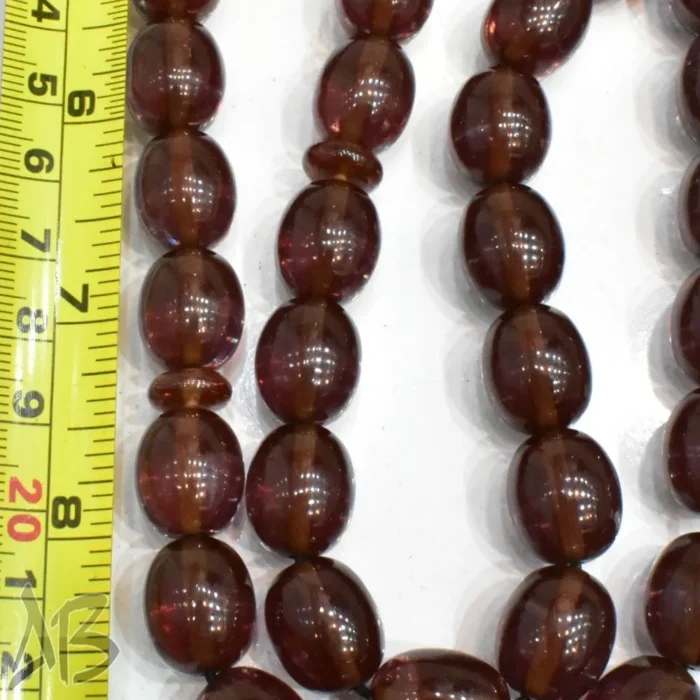 تسبیح سندلوس 35 دانه اصل کد 1069 بودار تخم مرغی خوشدست آقابزرگ - Image 3