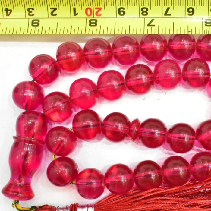 تسبیح سندلوس بودار 33 دانه اصل کد 1073 بودار آلمانی (تراش هنگ کنگ) گرد آقابزرگ - Image 3