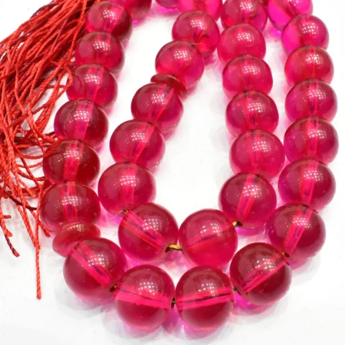 تسبیح سندلوس بودار 33 دانه اصل کد 1073 بودار آلمانی (تراش هنگ کنگ) گرد آقابزرگ - Image 5