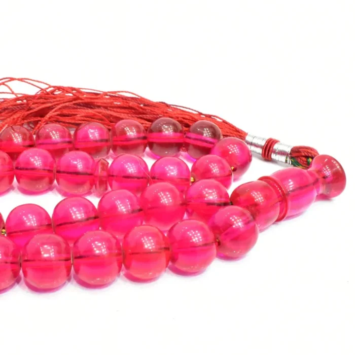 تسبیح سندلوس بودار 33 دانه اصل کد 1073 بودار آلمانی (تراش هنگ کنگ) گرد آقابزرگ - Image 6