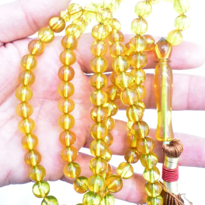 تسبیح سندلوس 100 دانه (101 دانه) کد 1077 بودار گرد آلمانی (تراش هنگ کنگ) نفیس و زیبا آقابزرگ - Image 8