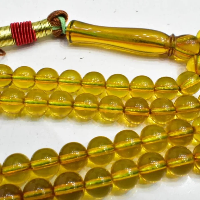 تسبیح سندلوس 100 دانه (101 دانه) کد 1077 بودار گرد آلمانی (تراش هنگ کنگ) نفیس و زیبا آقابزرگ - Image 4