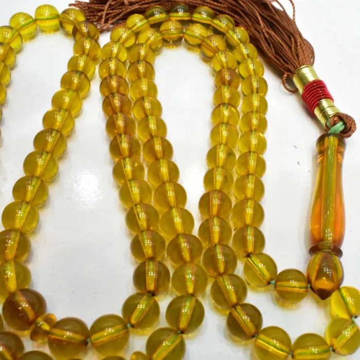 تسبیح سندلوس 100 دانه (101 دانه) کد 1077 بودار گرد آلمانی (تراش هنگ کنگ) نفیس و زیبا آقابزرگ - Image 5