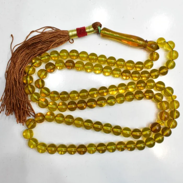 تسبیح سندلوس 100 دانه (101 دانه) کد 1077 بودار گرد آلمانی (تراش هنگ کنگ) نفیس و زیبا آقابزرگ - Image 7