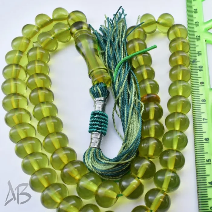 تسبیح سندلوس 55 دانه اصل بودار کد 1088 تراش شلغمی آقابزرگ - Image 4