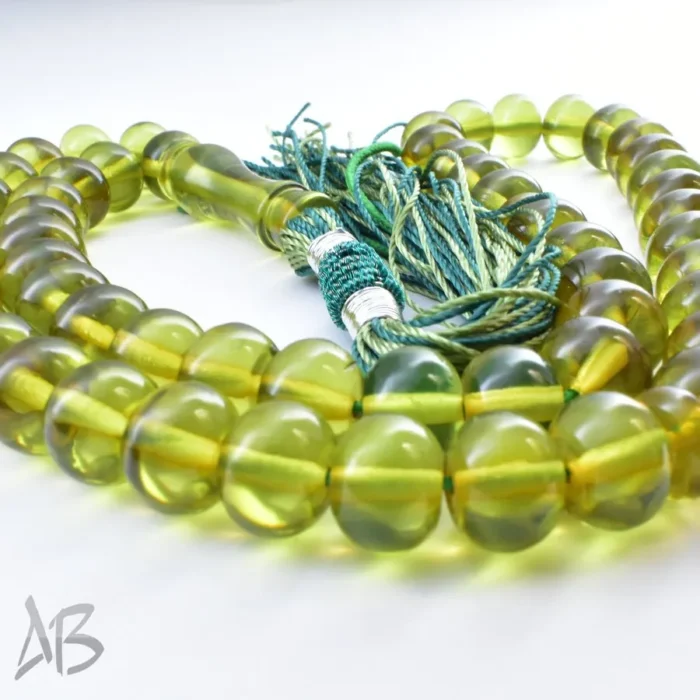 تسبیح سندلوس 55 دانه اصل بودار کد 1088 تراش شلغمی آقابزرگ - Image 6