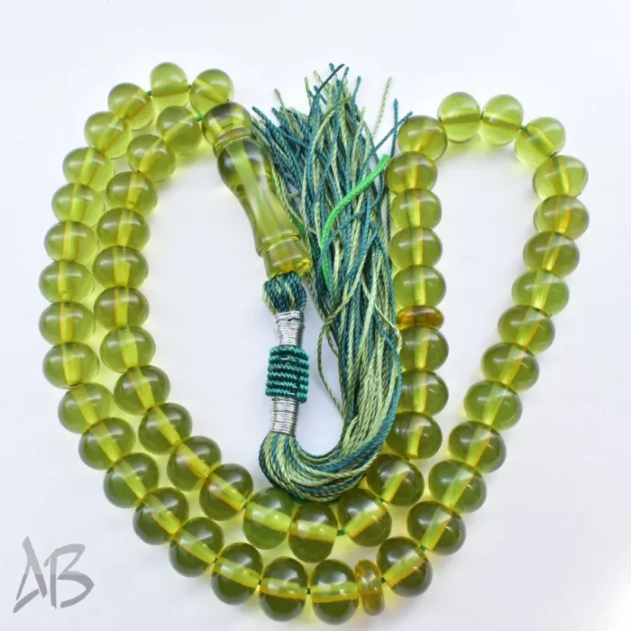 تسبیح سندلوس 55 دانه اصل بودار کد 1088 تراش شلغمی آقابزرگ - Image 7